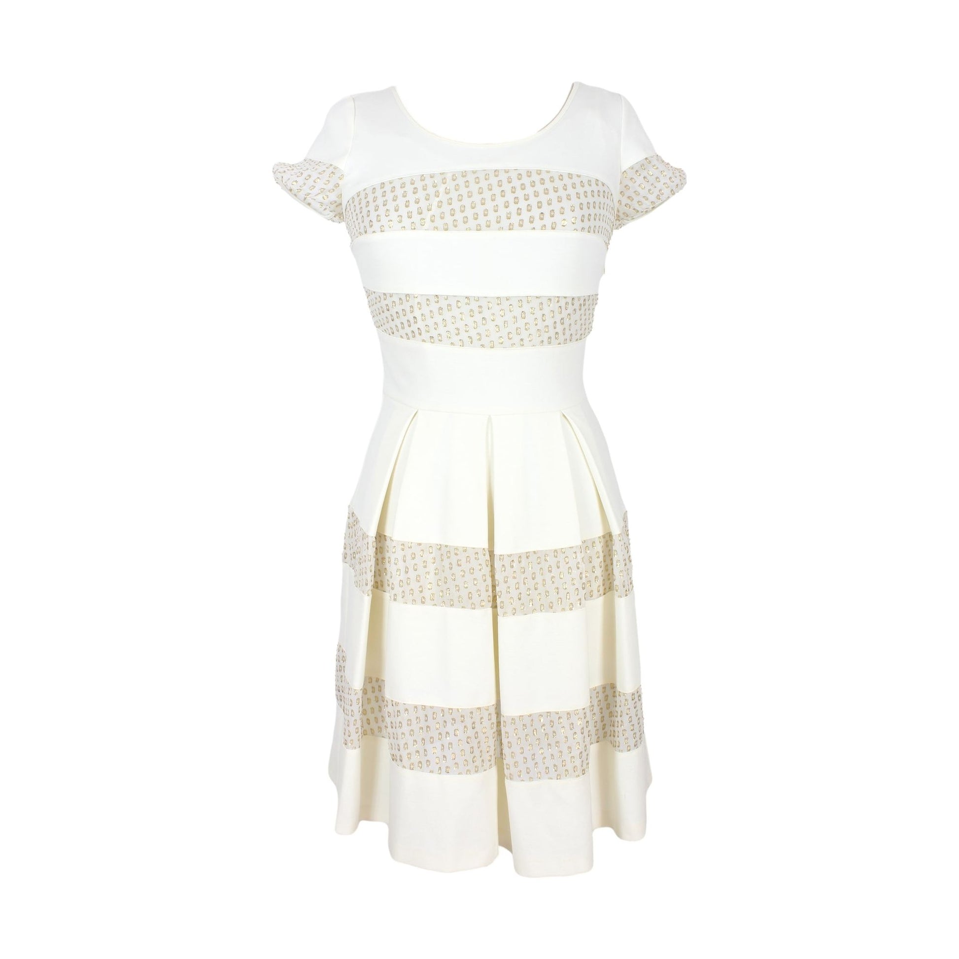 Blumarine White Silk Short Dress 2000s