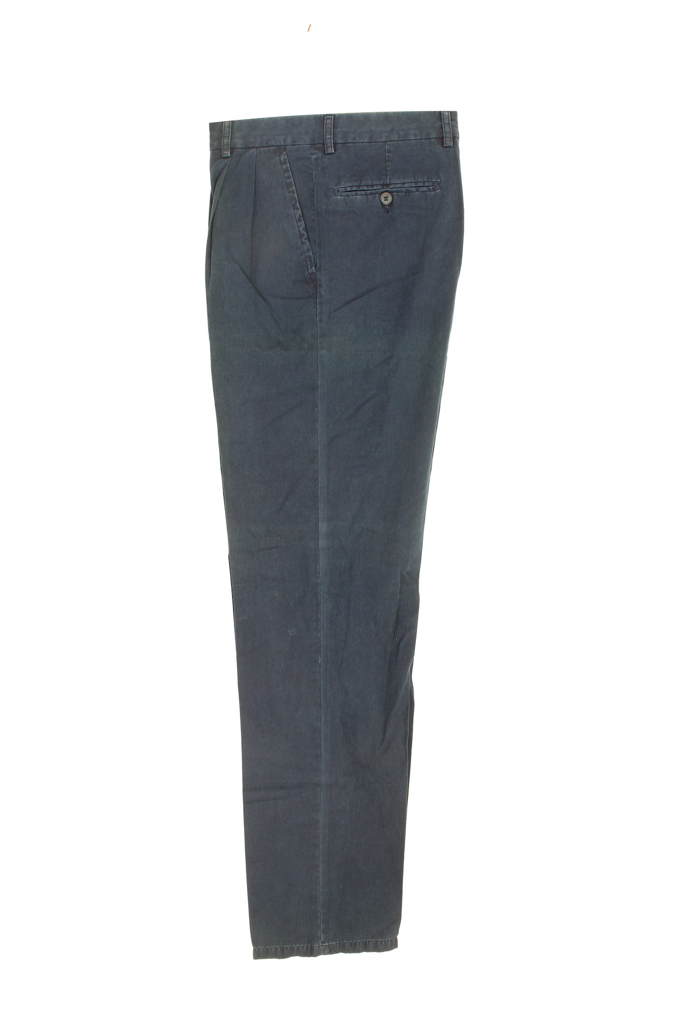 Burberry Pantalone Cotone Blu Vintage Anni 90