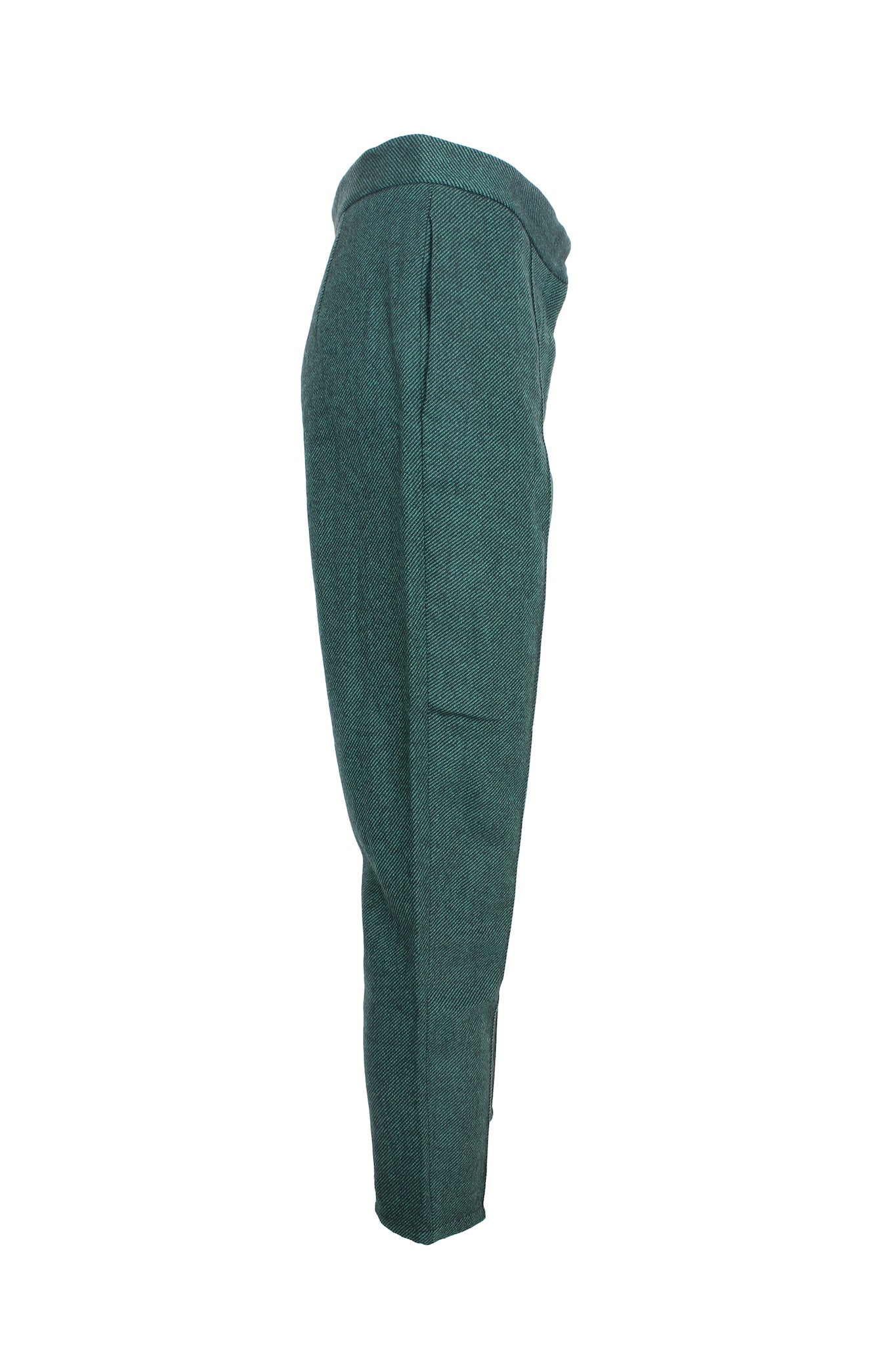 Stella McCartney Green Wool Capri Pants 2000s
