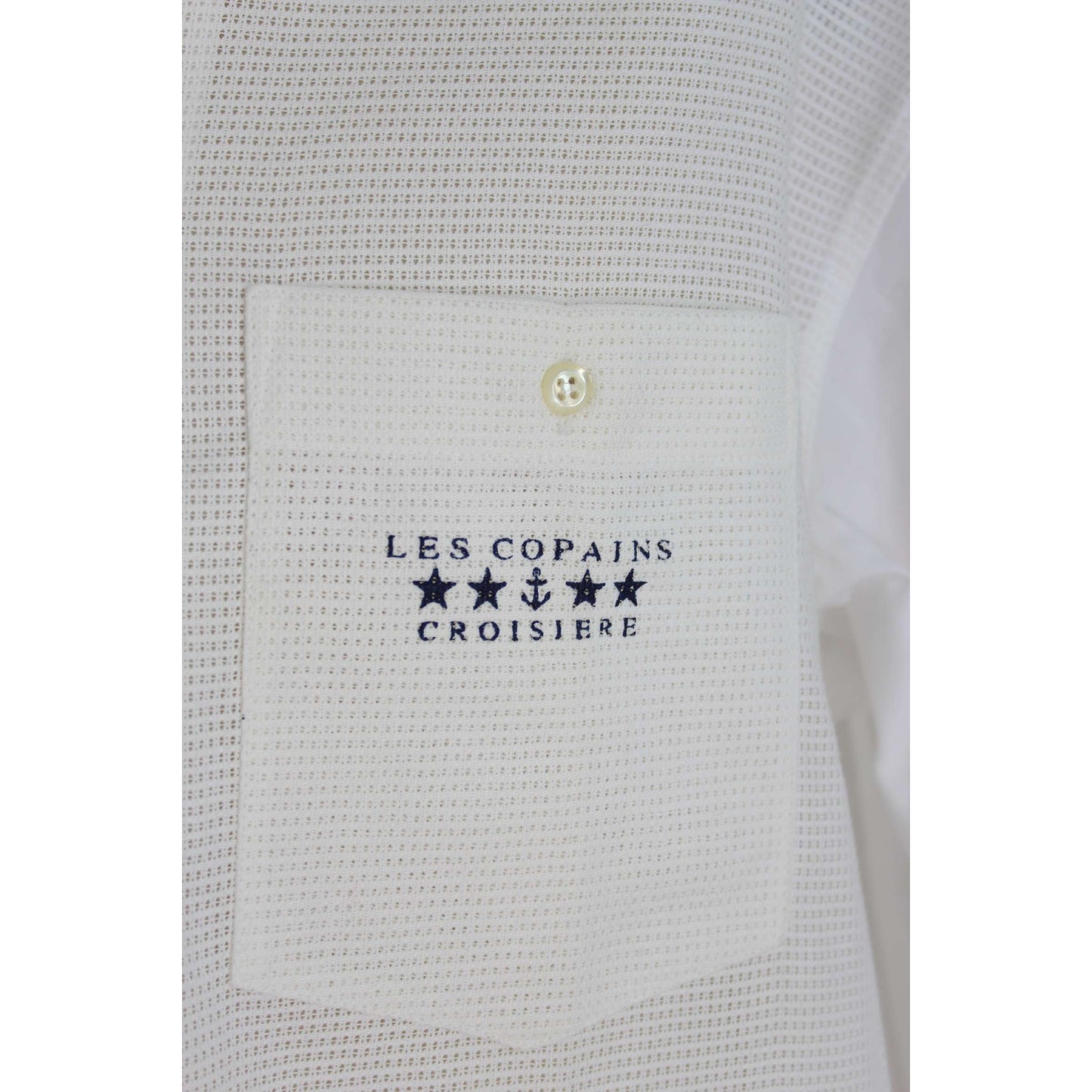 Les Copains White Vintage Cotton Casual Shirt