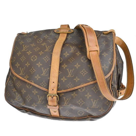 Louis Vuitton Saumur 35 Brown Monogram Shoulder Bag