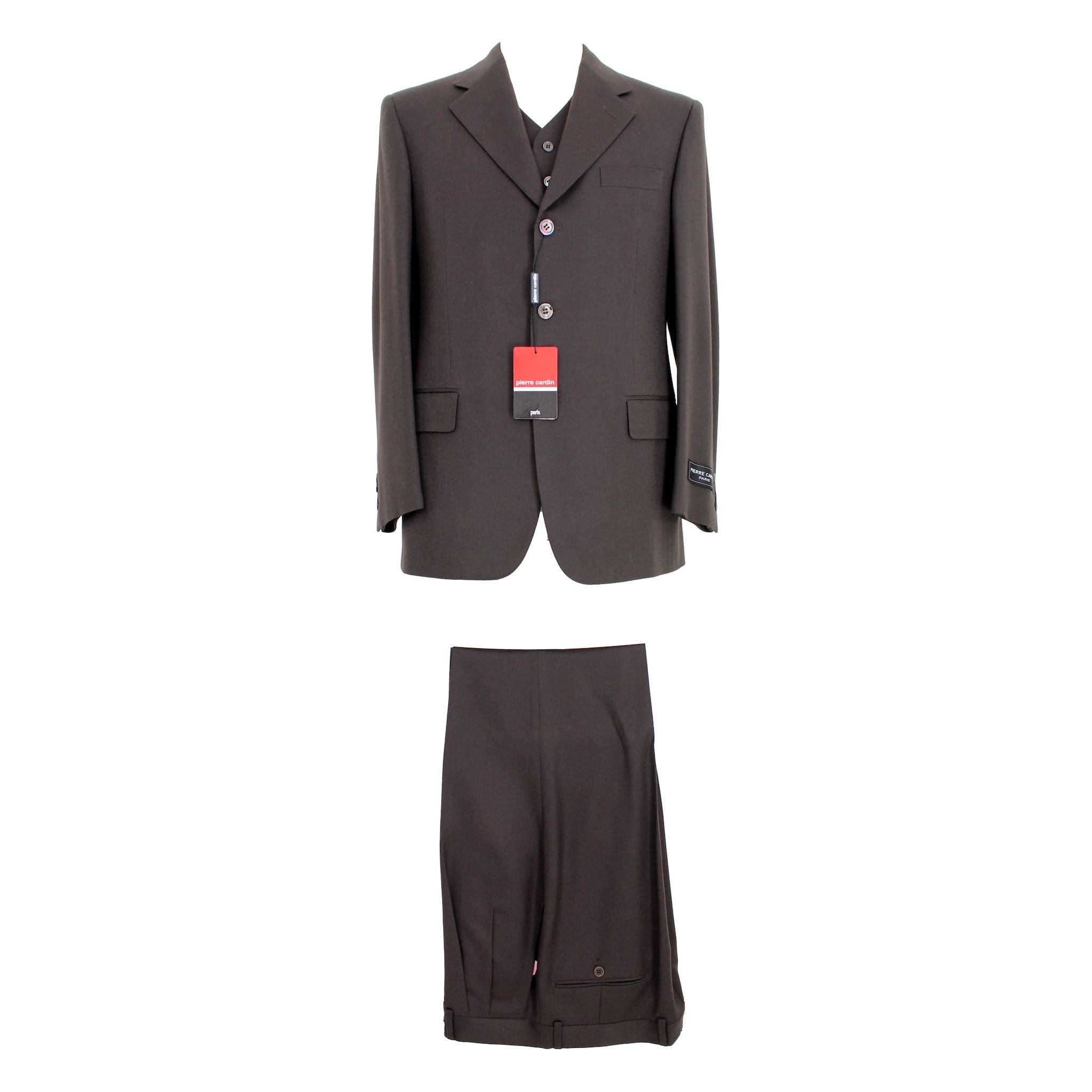 Pierre Cardin Brown Cashmere Vintage Ceremony Pants Suit | Dedè