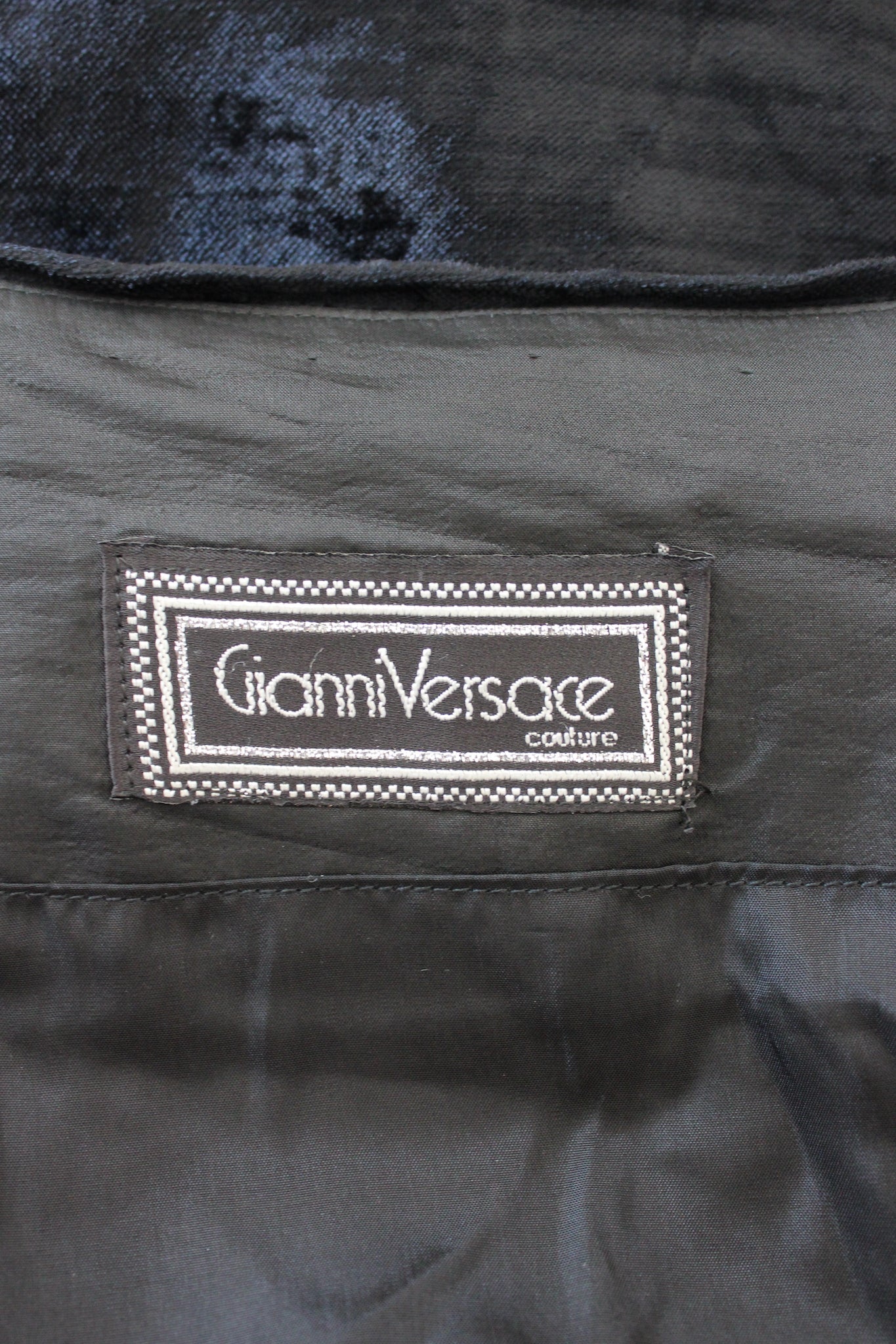 Gianni Versace Abito da Sera Vintage Nero
