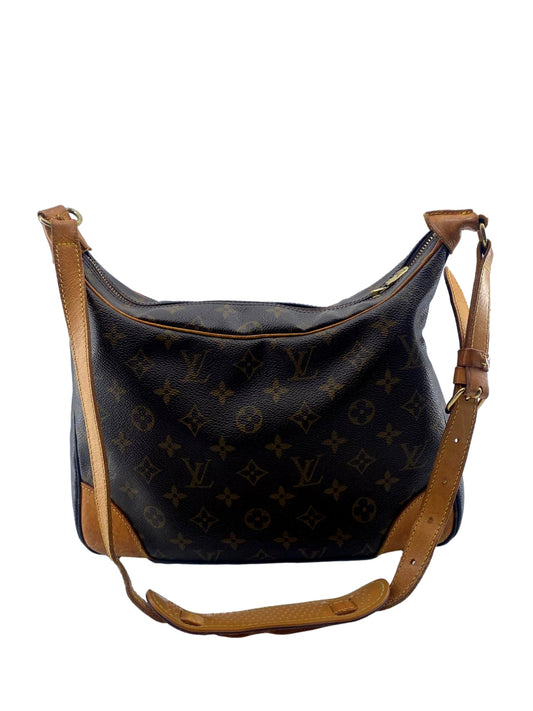 Louis Vuitton Boulogne Brown Leather Shoulder Bag