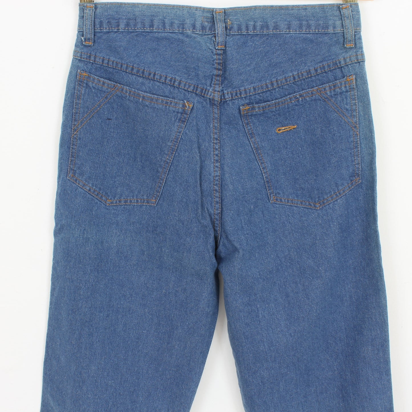Arfango Blue Denim Flared Bobby Jeans Vintage 80s