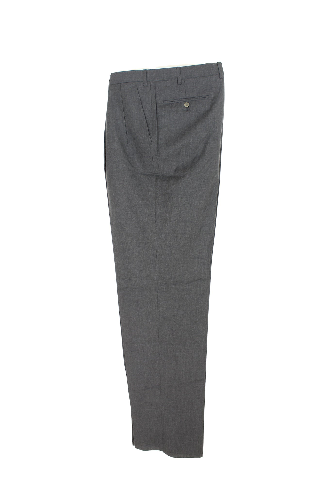 Burberry Grey Wool Classic Trousers Vintage 90s