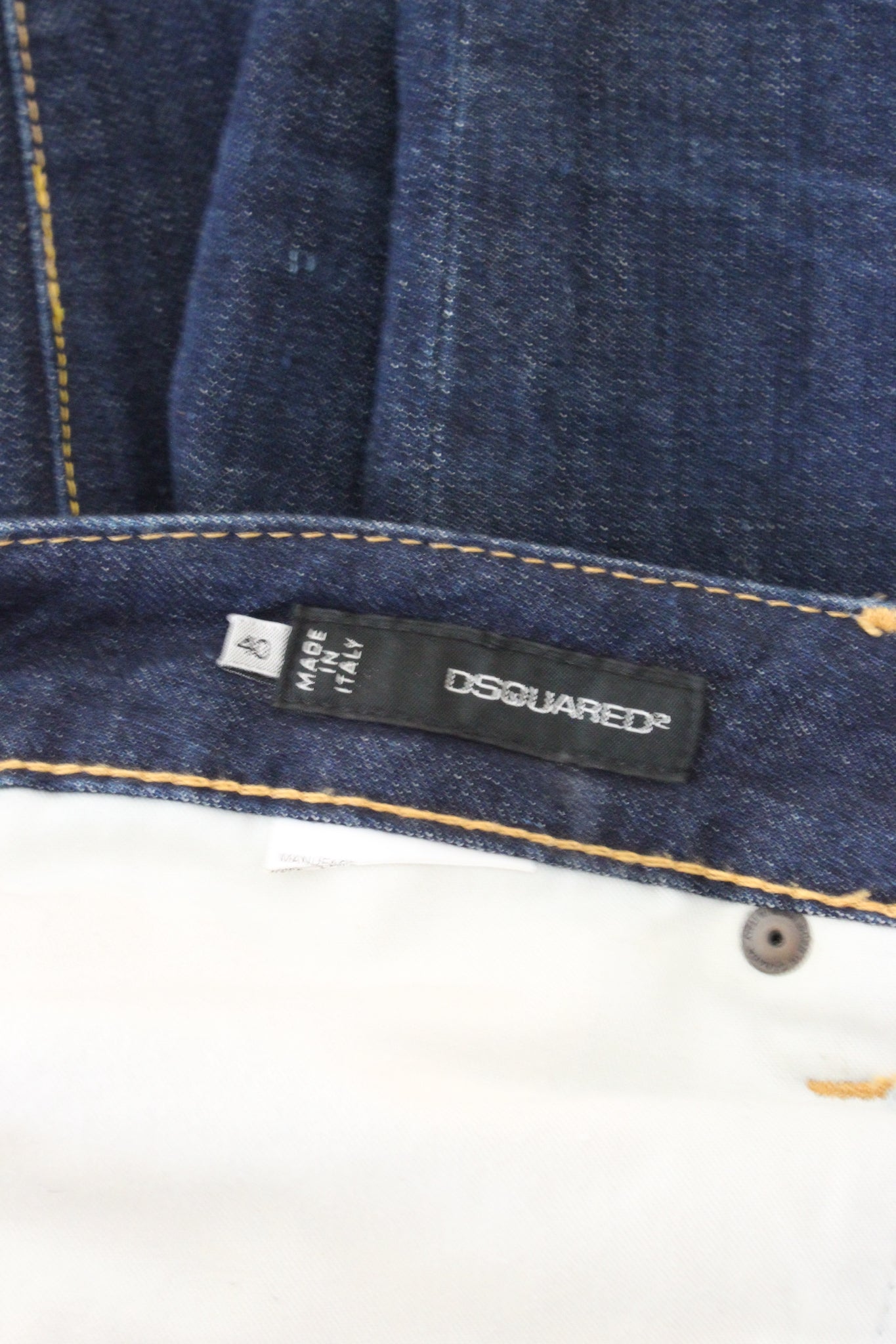 Dsquared Blue Cotton Classic Jeans 2000s