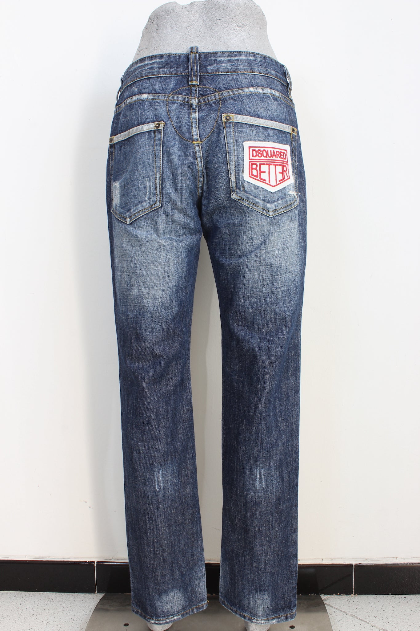 Dsquared Blue Straight Jeans 2000s