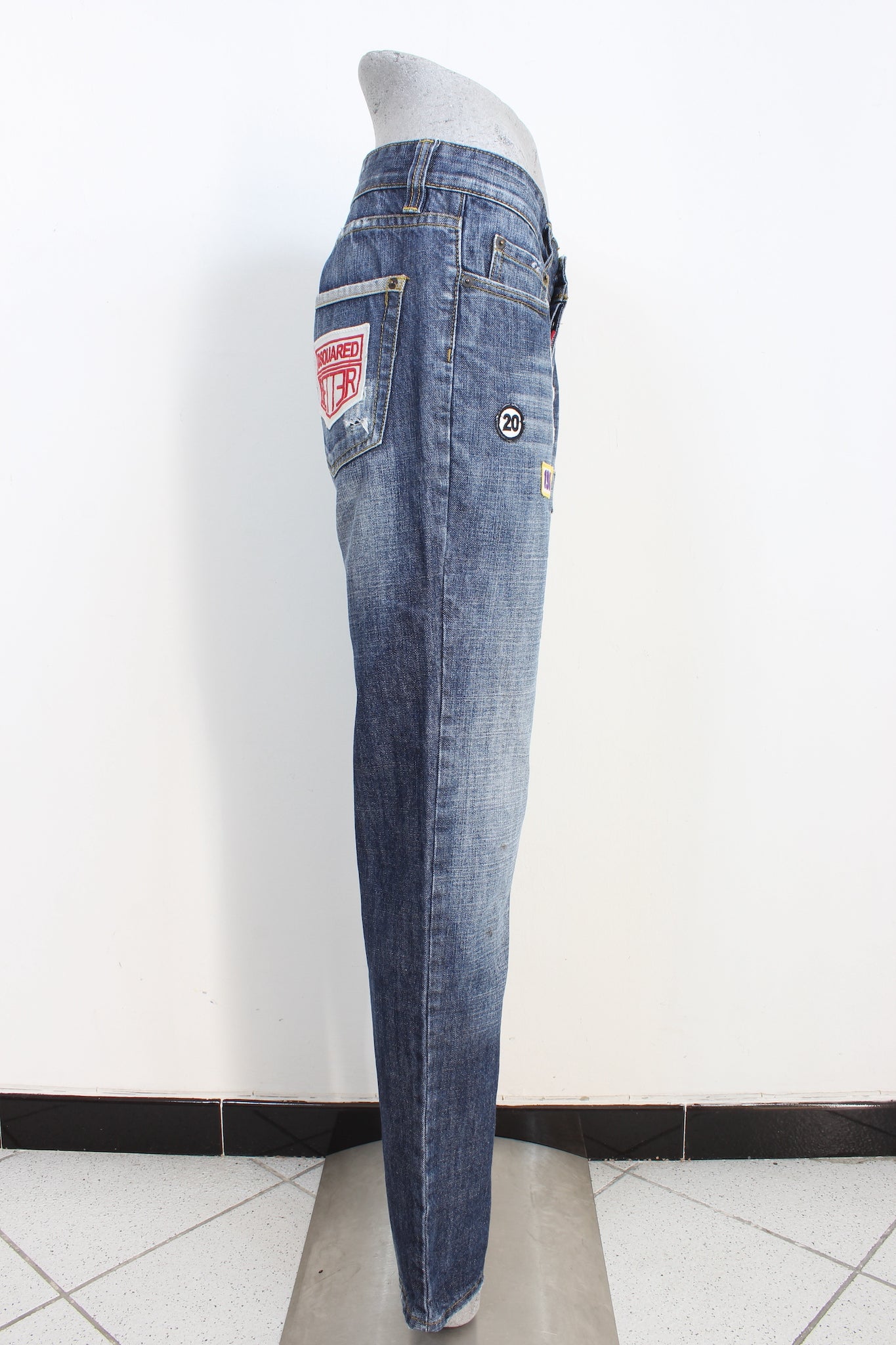 Dsquared Blue Straight Jeans 2000s