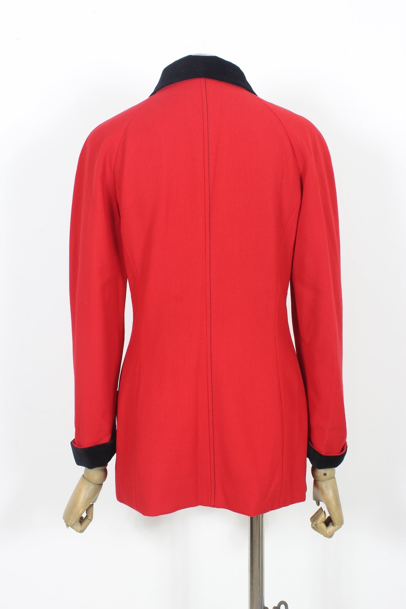 Genny Red Wool Jacket Vintage 80s