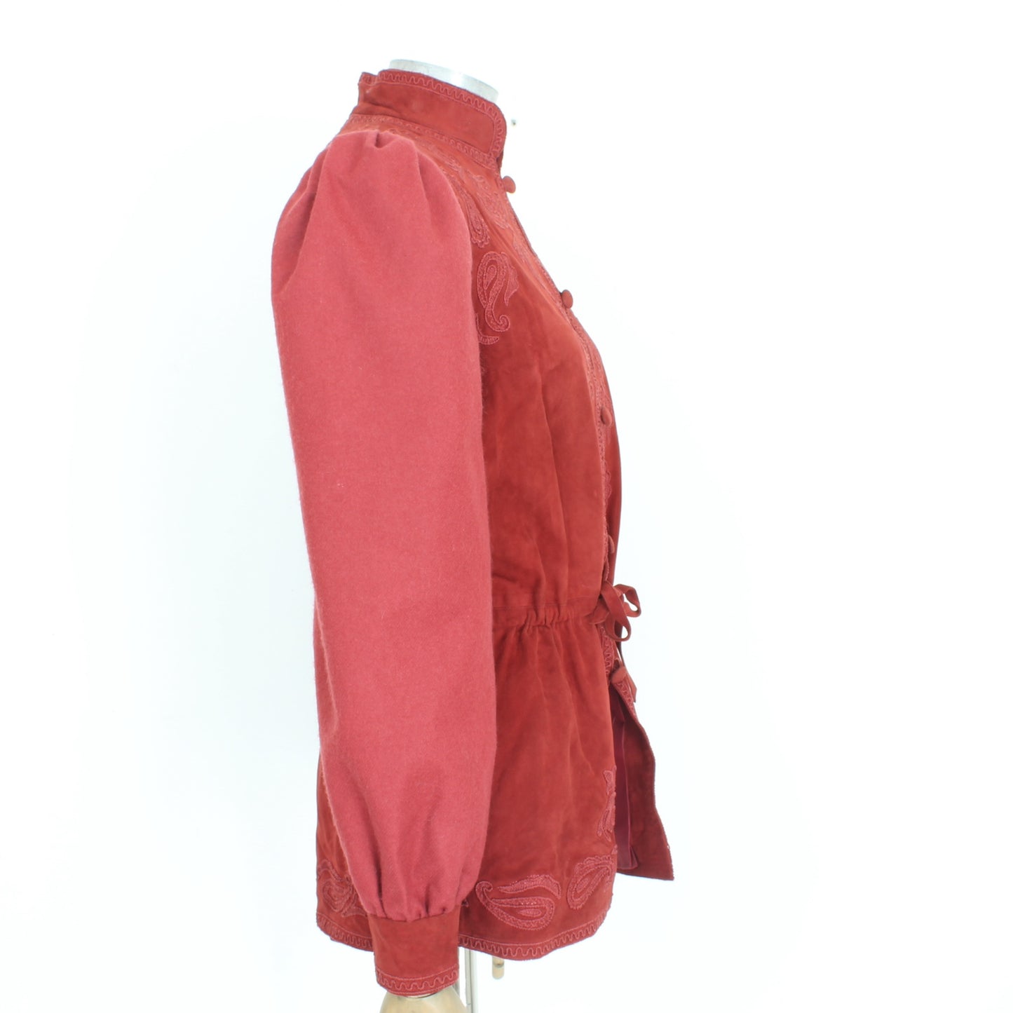 Lancetti Red Leather Vintage Blazer 1980s
