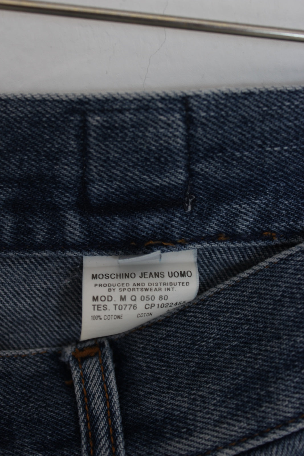 Moschino Jeans Patchwork Blu Anni 2000