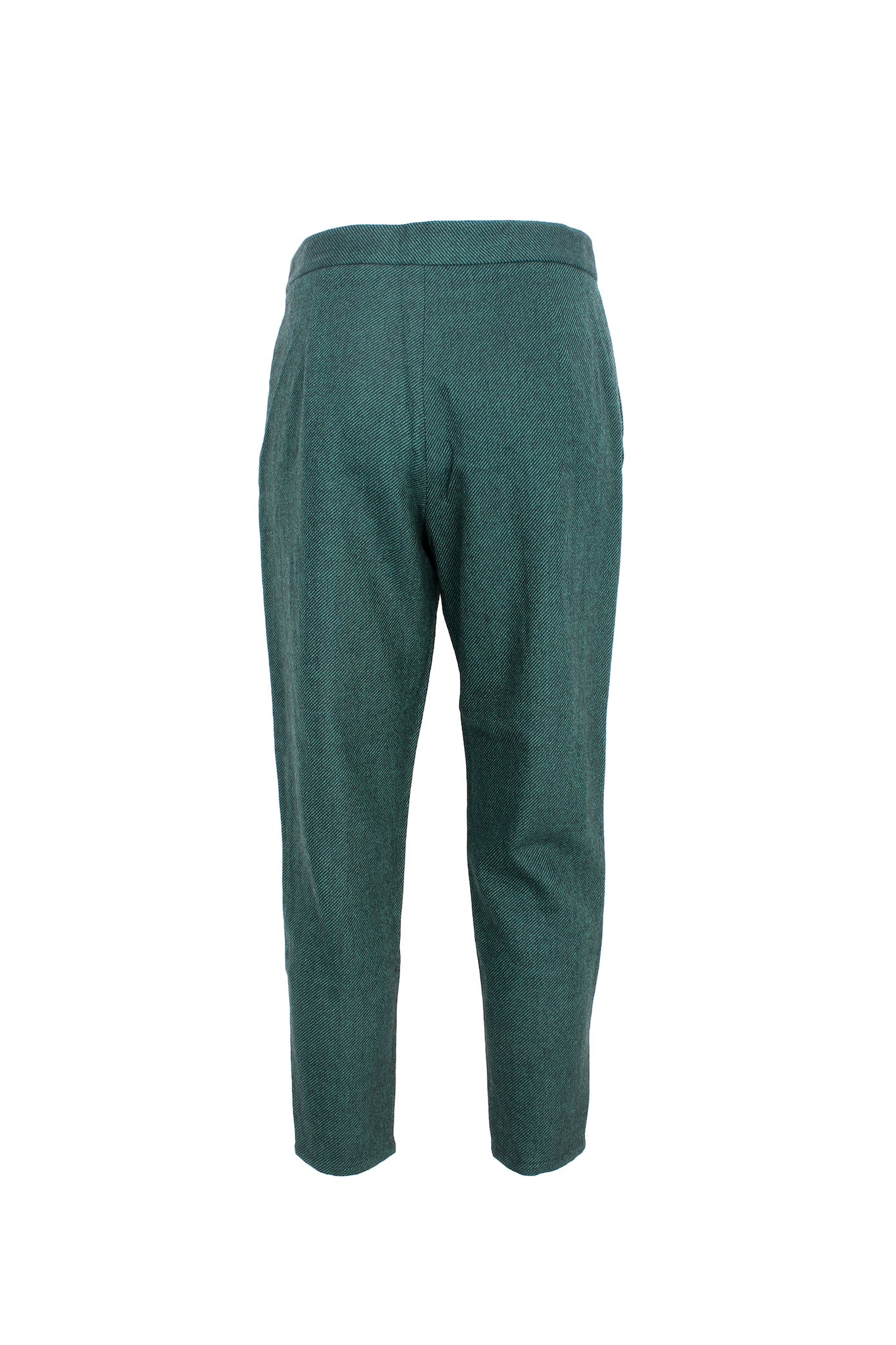 Stella McCartney Green Wool Capri Pants 2000s