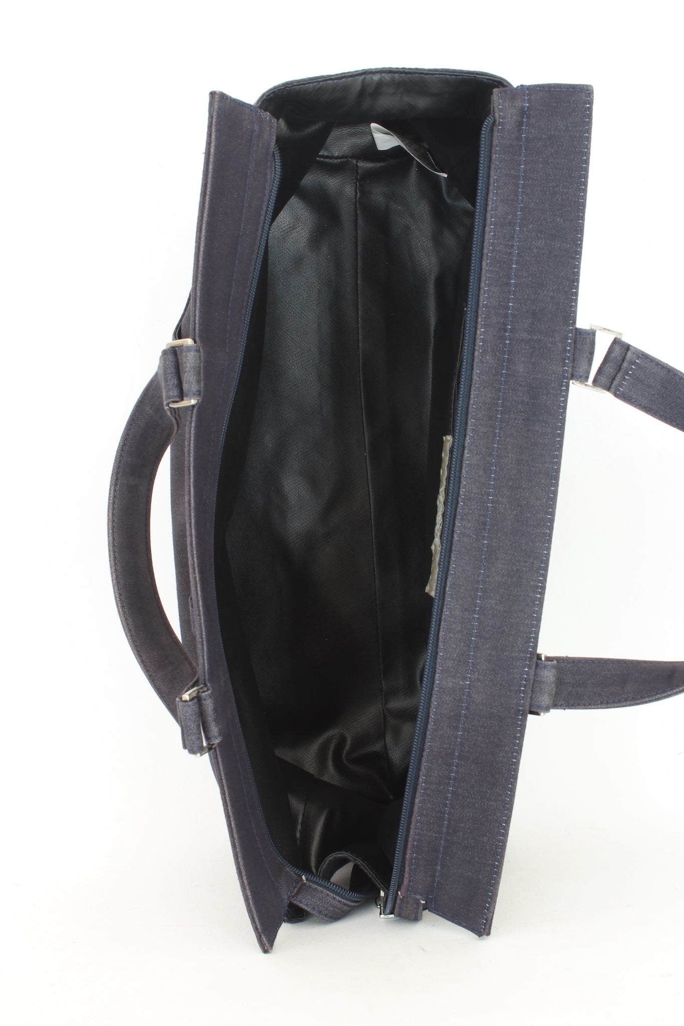 Versace Blue Denim Baguette Bag 2000s