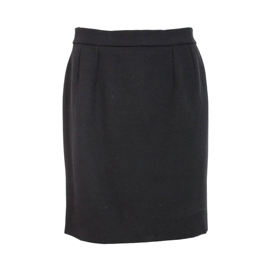 Dior Black Vintage Evening Skirt