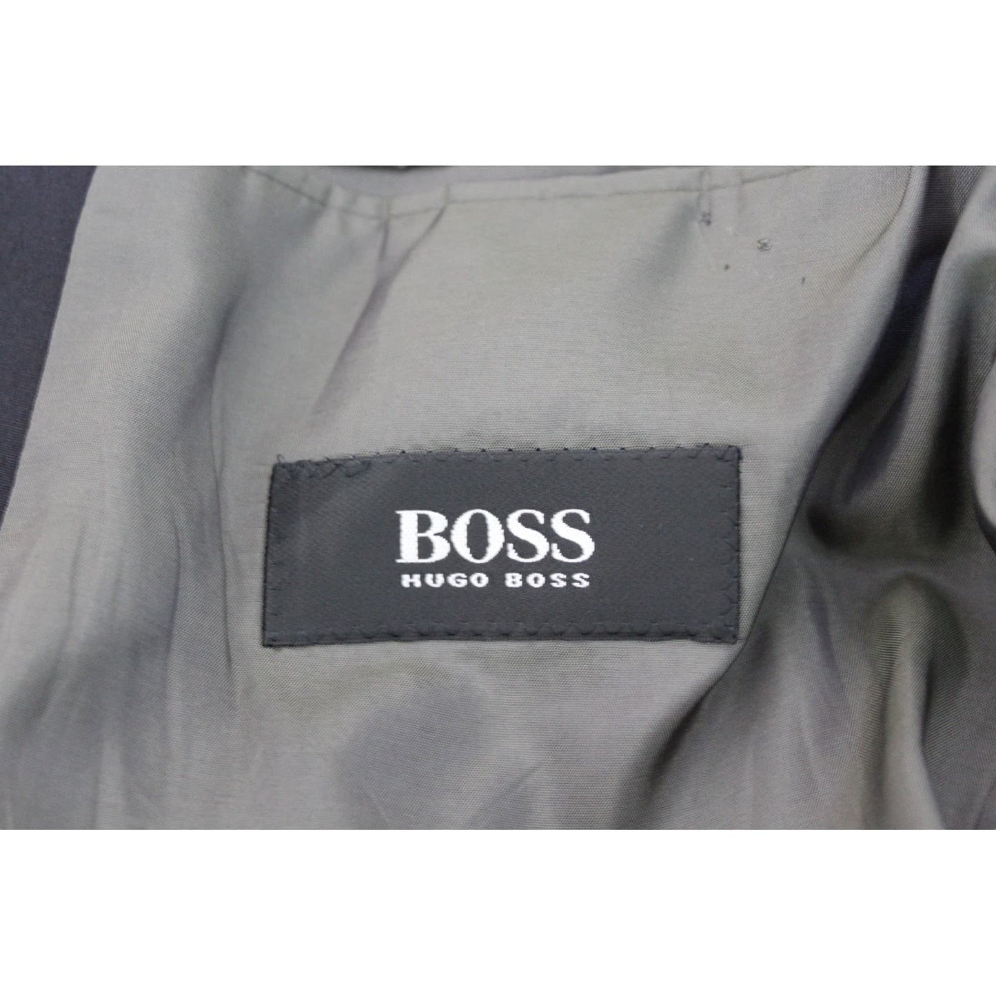 Hugo Boss Gray Vintage Cotton Blazer Jacket
