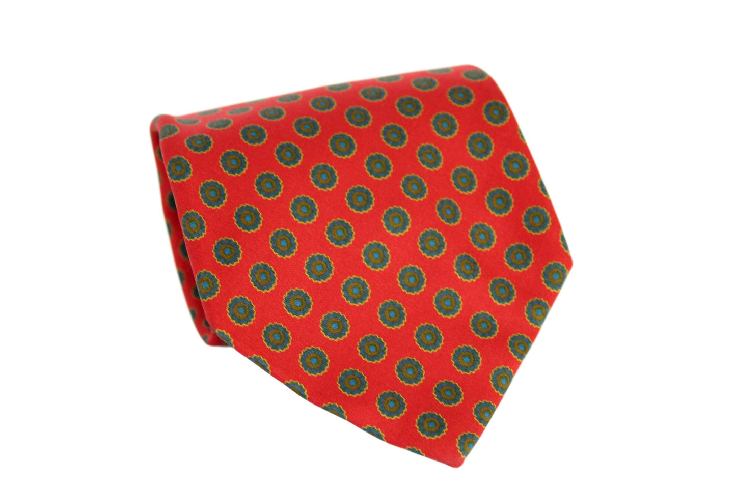 Etro Vintage Silk Red Polka Dot Tie