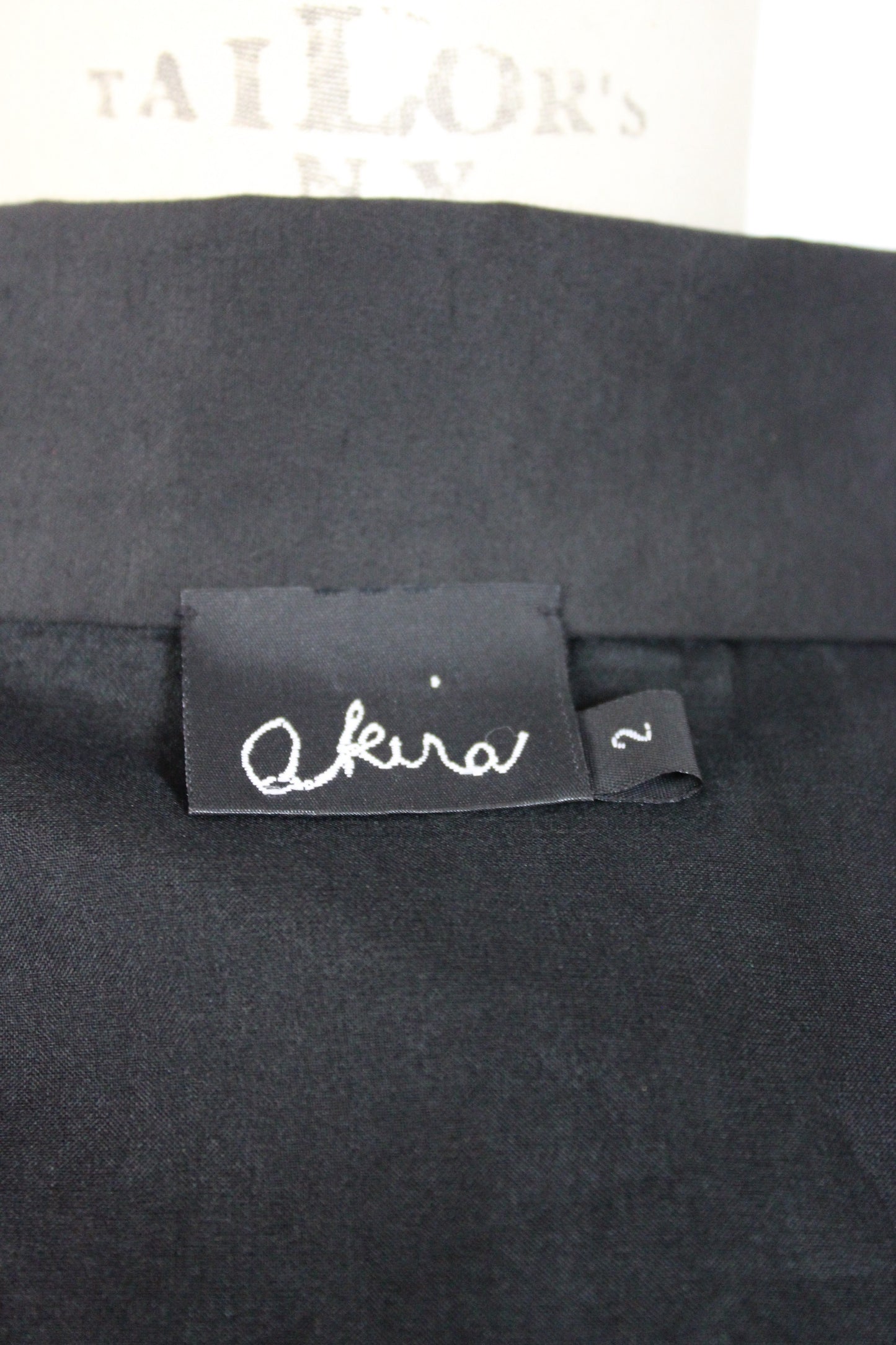 Akira Black Silk Bolero Short Jacket