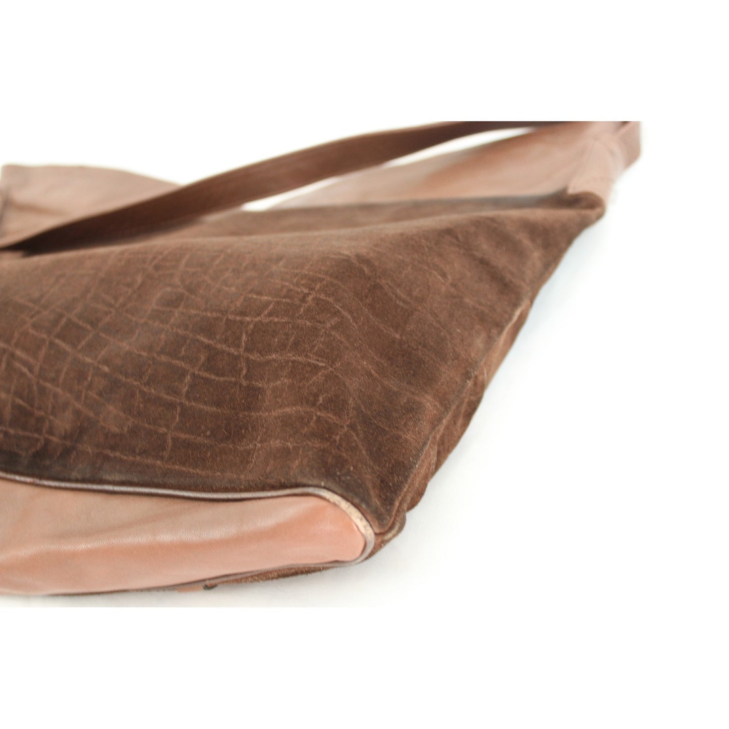 Ted Lapidus Brown Vintage Leather Tote Bag