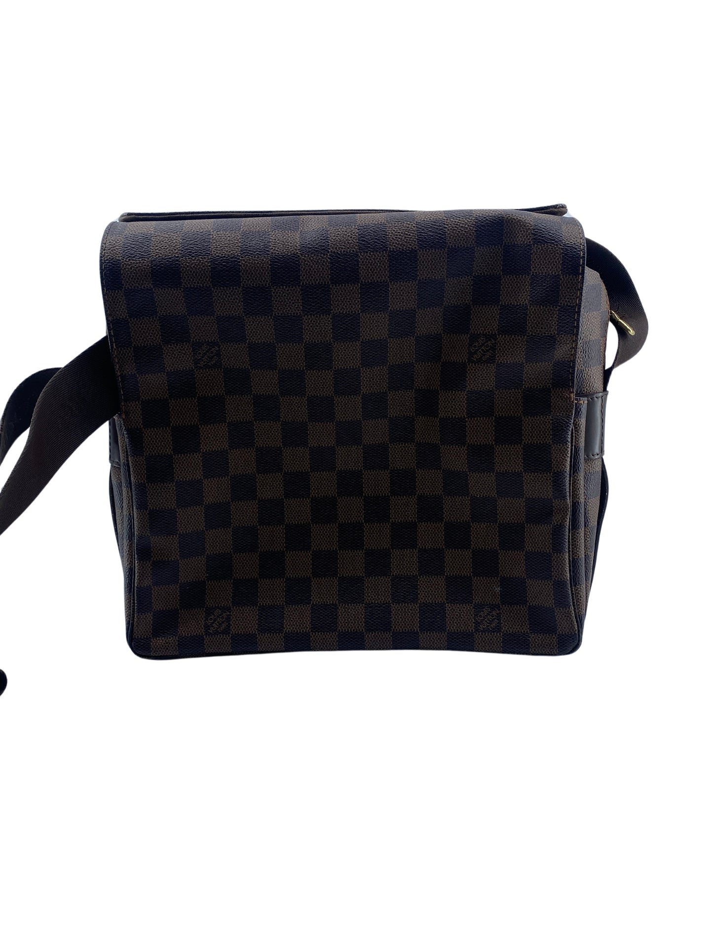 Louis Vuitton Naviglio Brown Canvas Shoulder Bag