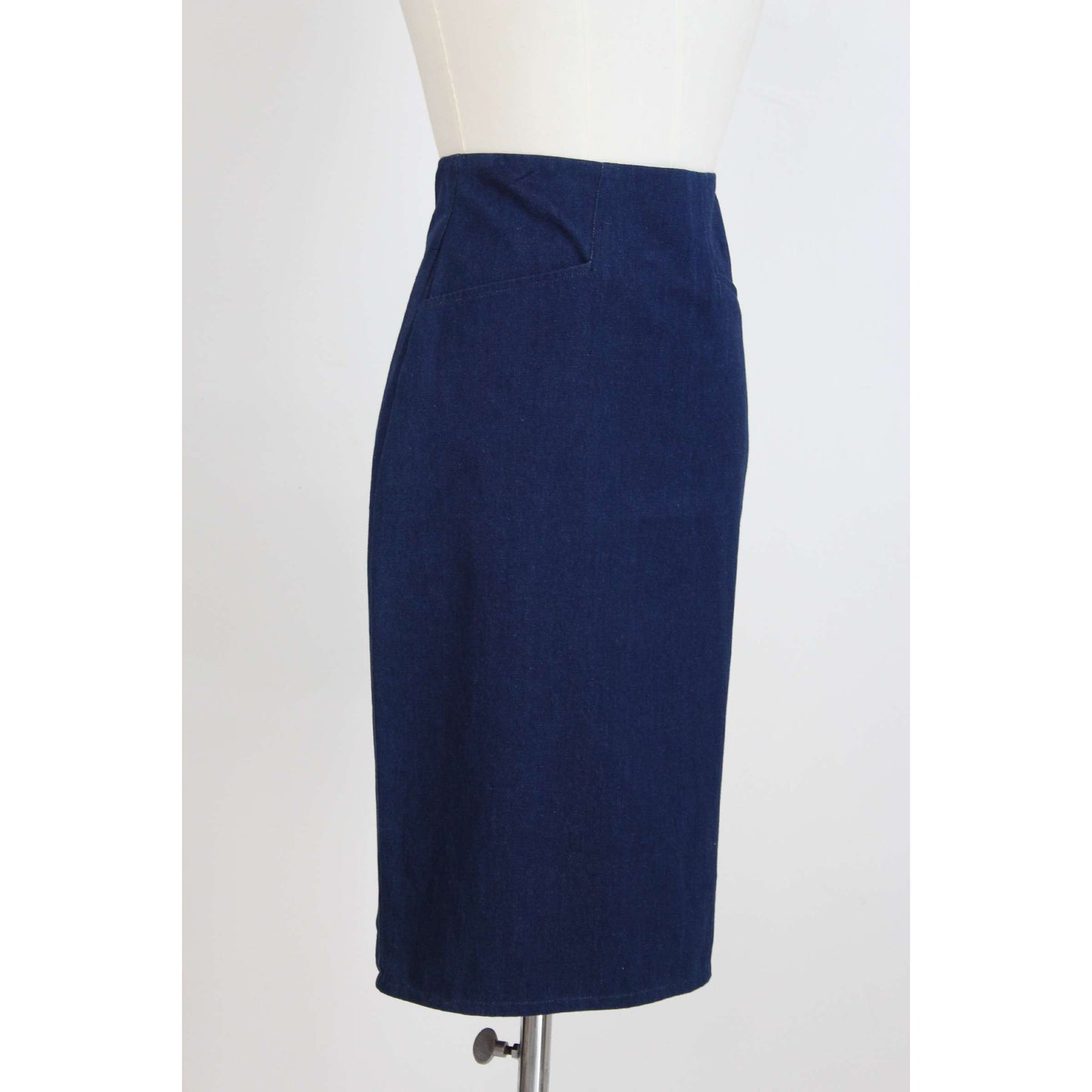 Arfango Vintage Blue Denim Skirt