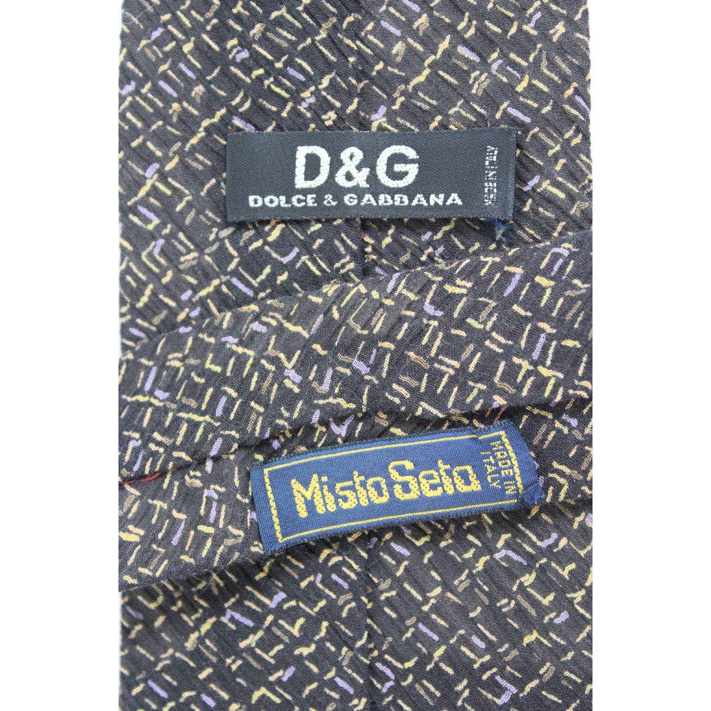Dolce & Gabbana Silk Brown Vintage Tie
