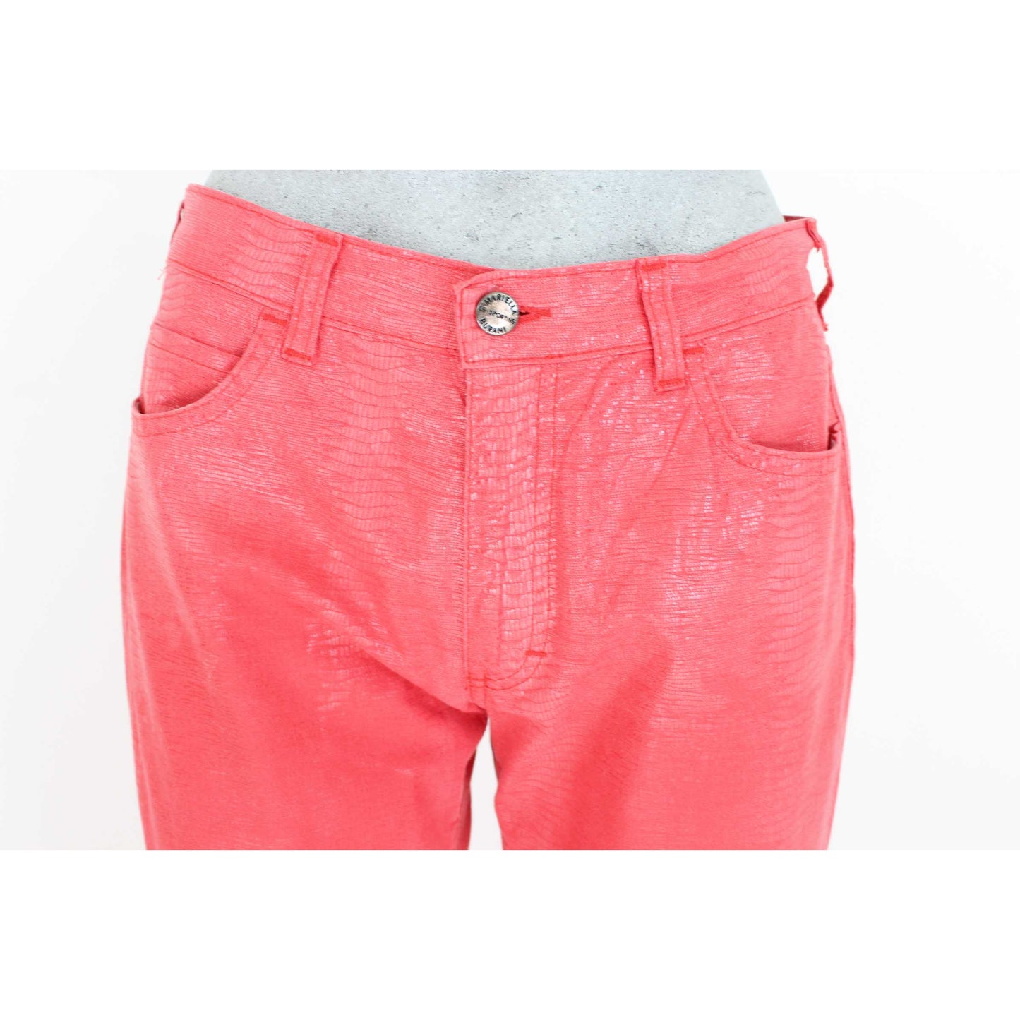Mariella Burani Vintage Cotton Pink Pants