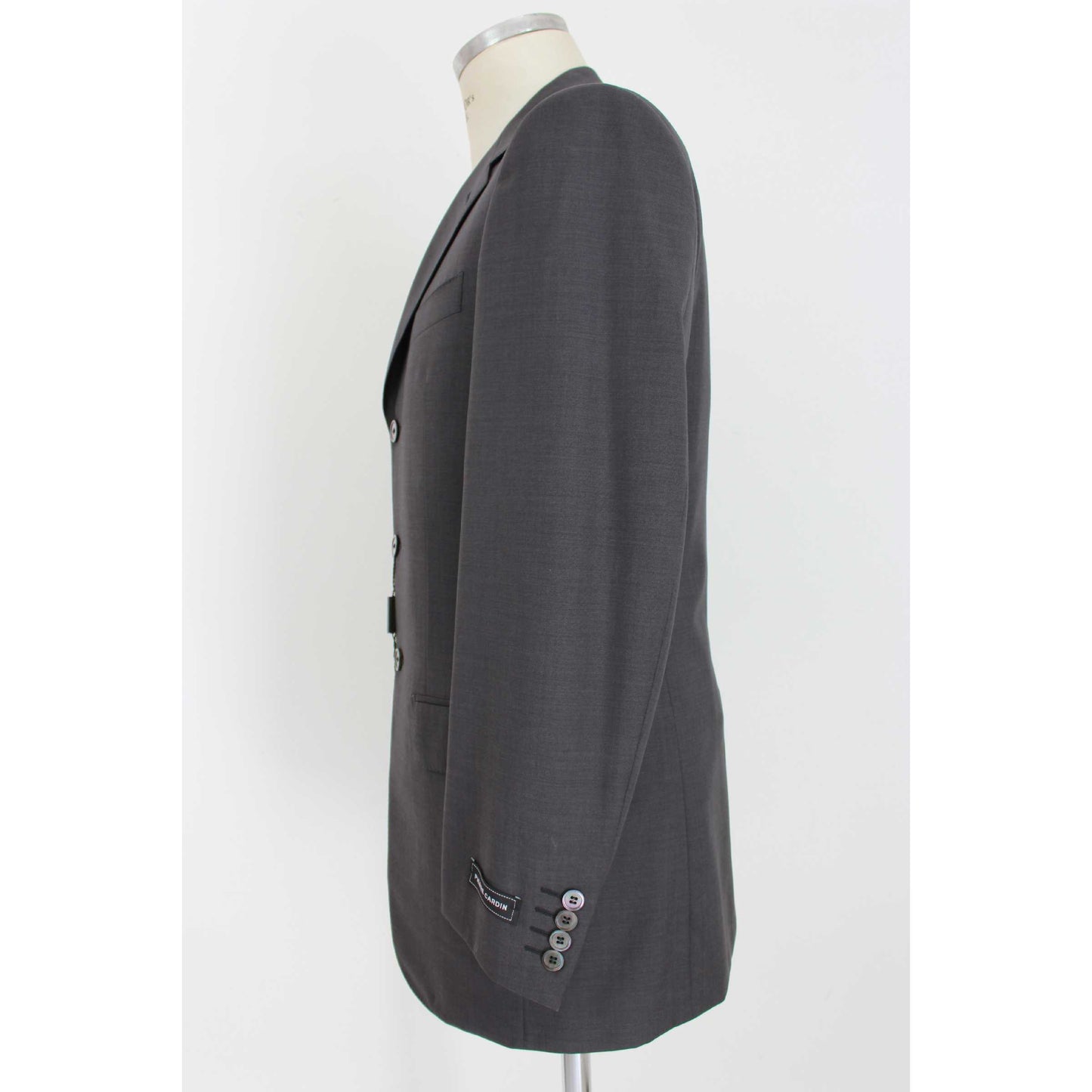 Pierre Cardin Vintage Gray Wool Evening Pants Suit