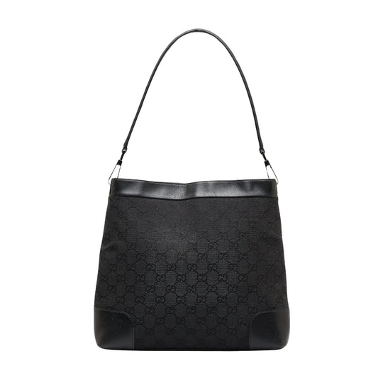 Gucci Gg Black Monogram Shoulder Bag