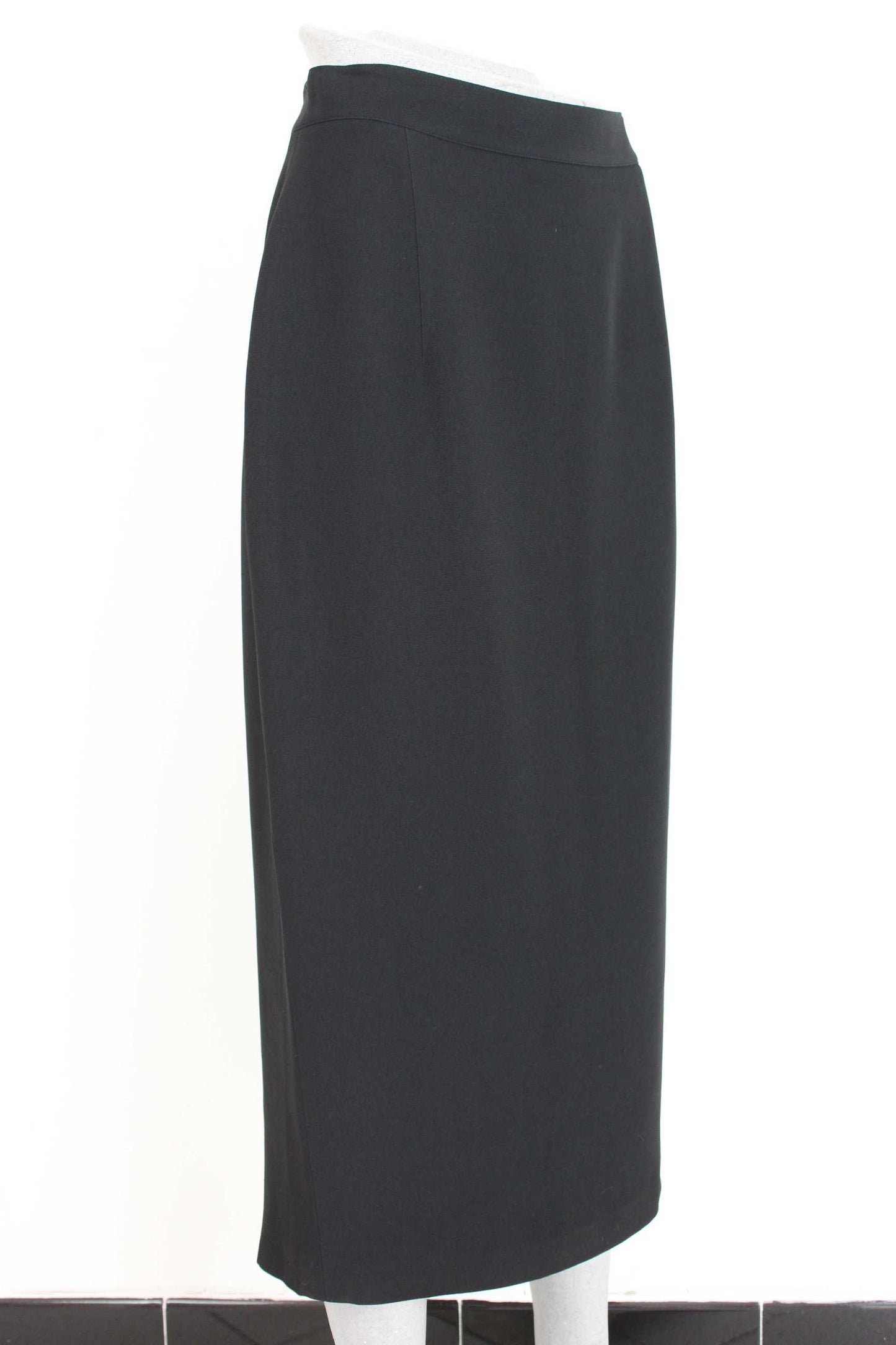 Gattinoni Vintage Black Long Skirt