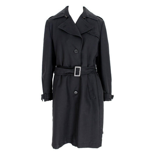 allegri trench cappotto nero vintage anni 2000