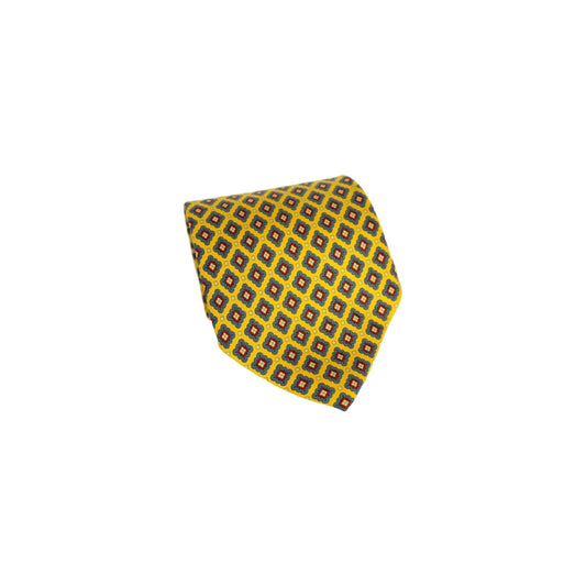 cravatta etro vintage gialla anni 90