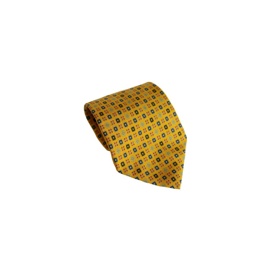 cravatta etro gialla rombi