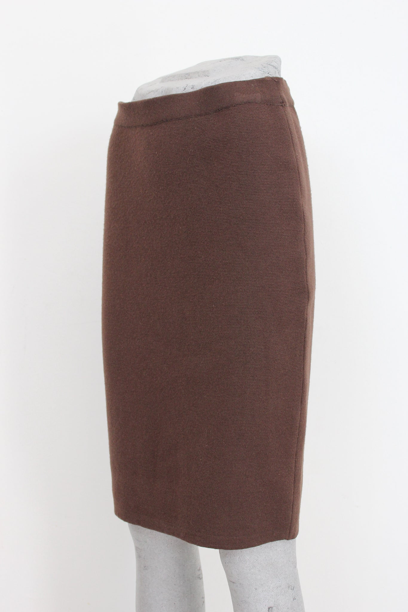 Gianfranco Ferre Brown Wool Vintage Skirt