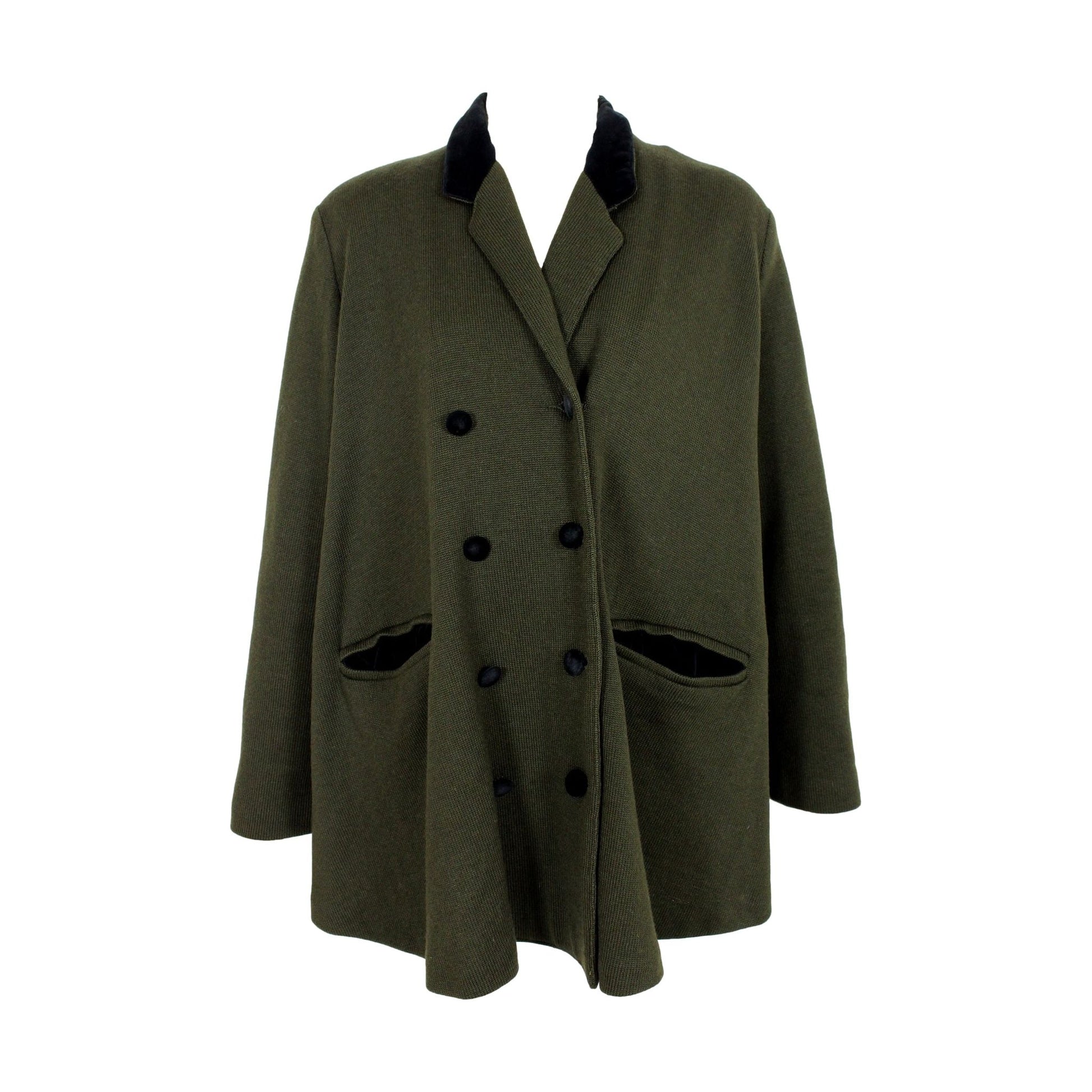 Jean Paul Gaultier Green Wool Vintage Jacket
