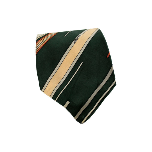 leonard cravatta verde vintage anni 80