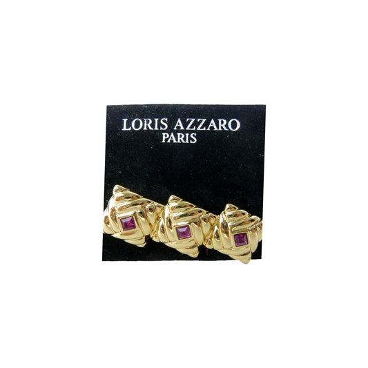 Loris Azzaro Vintage Gold Jewelry Brooch