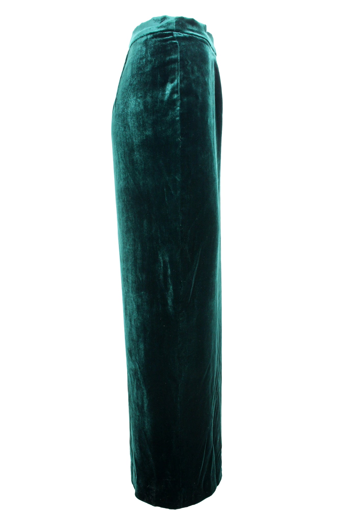 Luisa Spagnoli Green Silk Evening Trousers 2000s  Dedè Couture